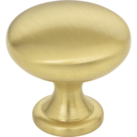 Elements 1-3/16" Diameter Brushed Gold Madison Cabinet Mushroom Knob 3910-BG